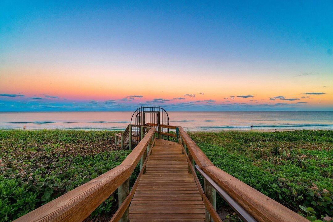 Hampton Boardwalk Sunset