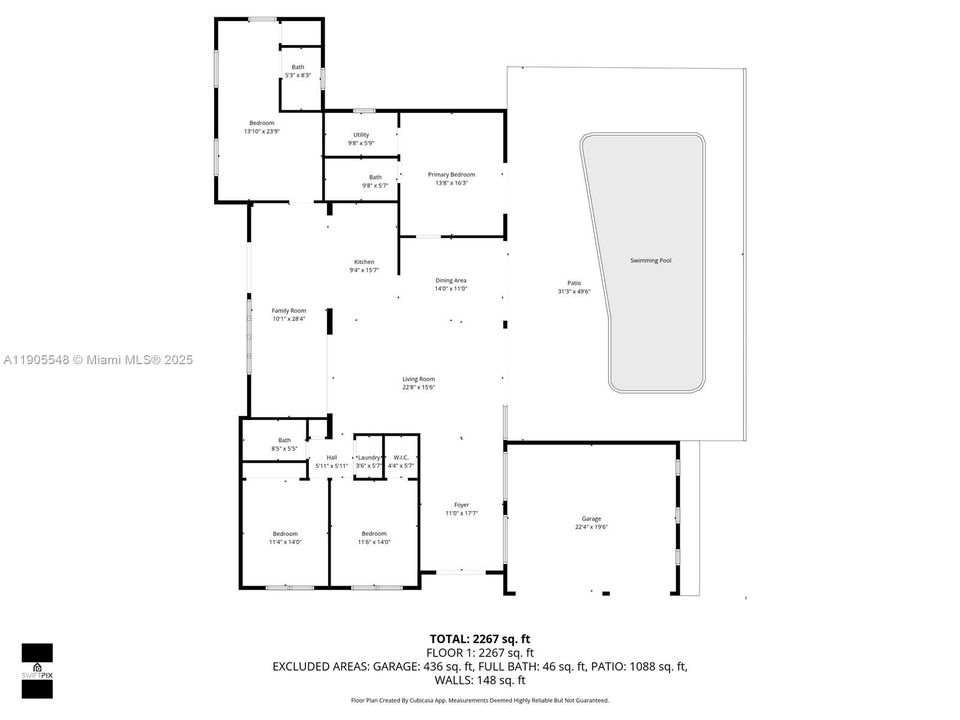 En Venta: $1,899,000 (4 camas, 3 baños, 2194 Pies cuadrados)