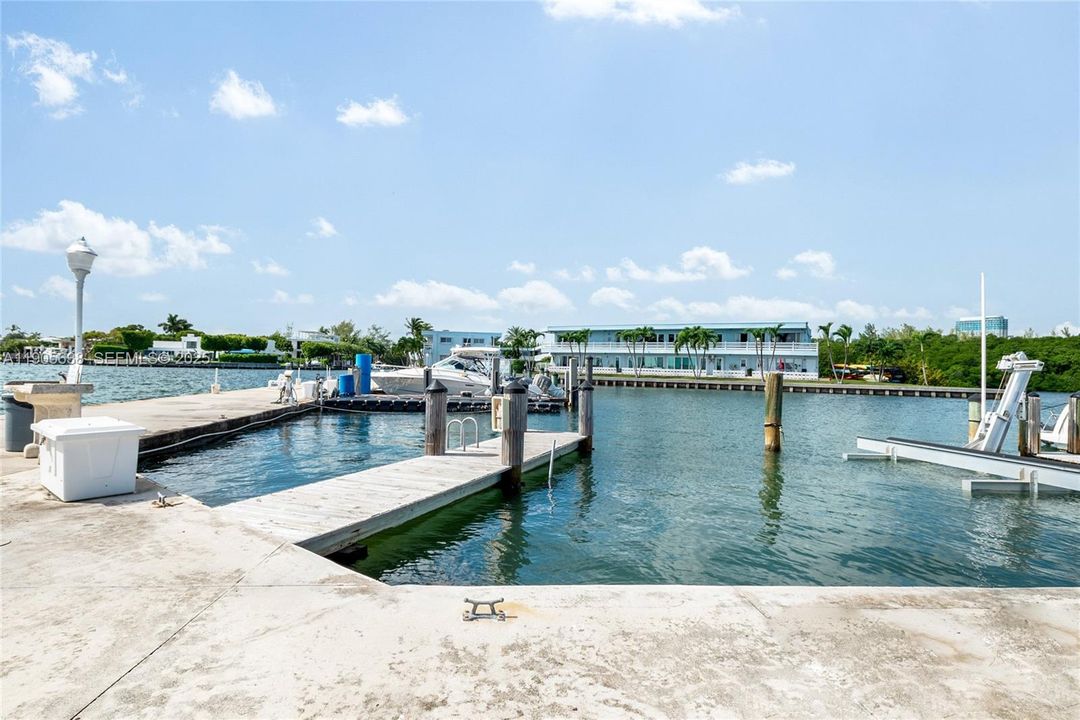 Dock space not included.