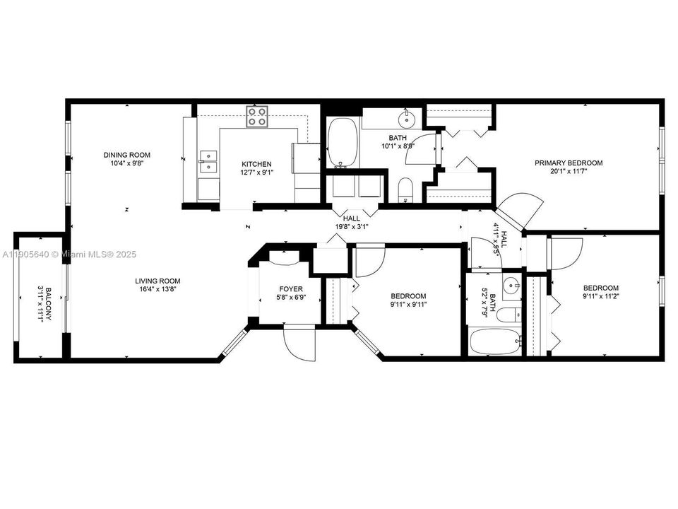 For Rent: $2,750 (3 beds, 2 baths, 1207 Square Feet)