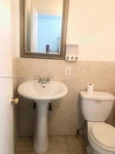 Powder room on first floor