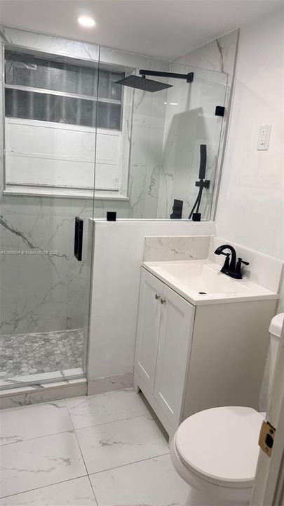 Renovated bathroom