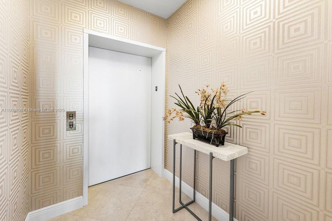 Locked Elevator to your Private Floor