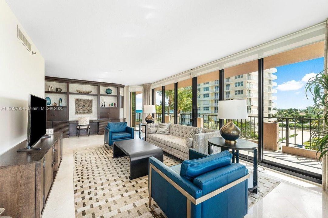 Living Room with Ocean Views