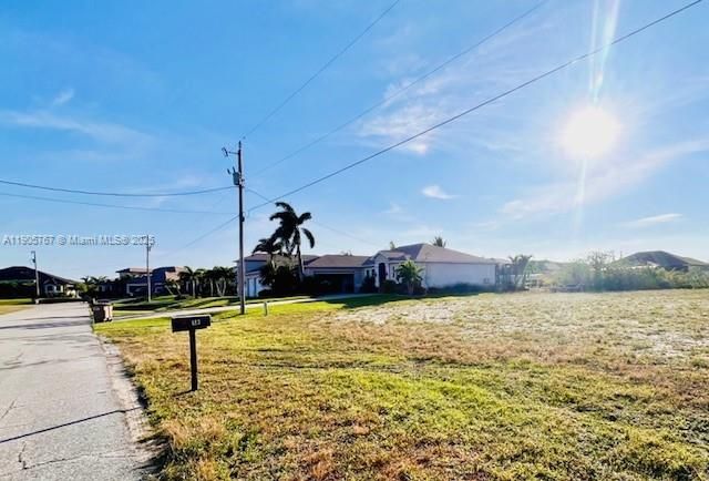 clean lot, without trees in nice neighborhood,