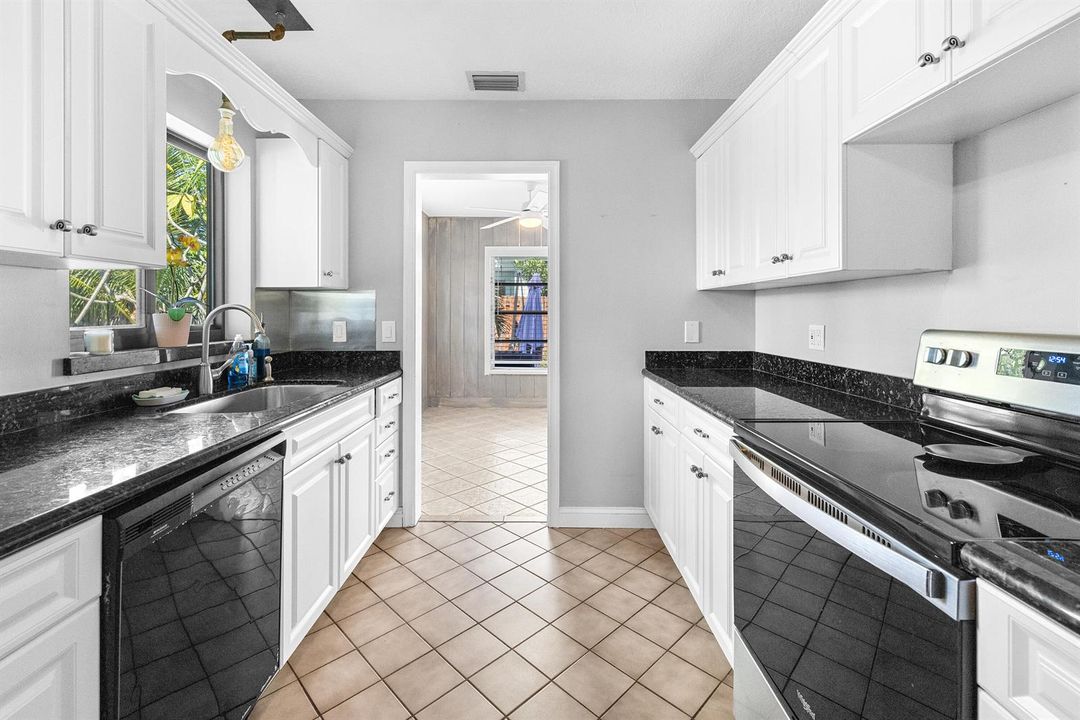 kitchen looking toward dining area