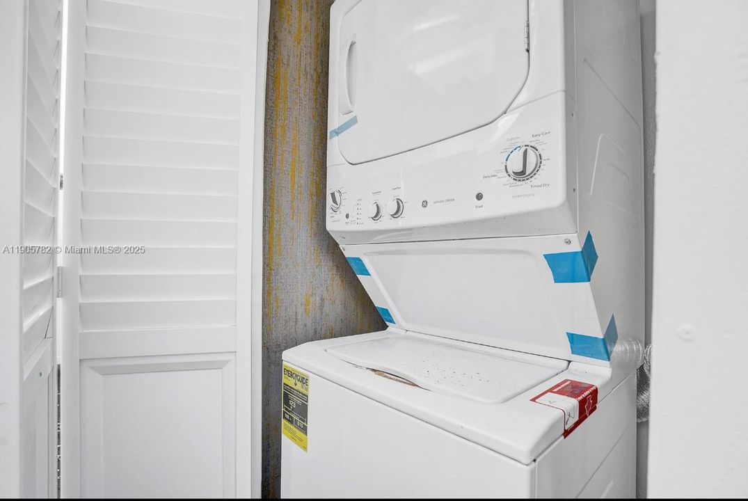 Exclusive Washer and Dryer for the Unit