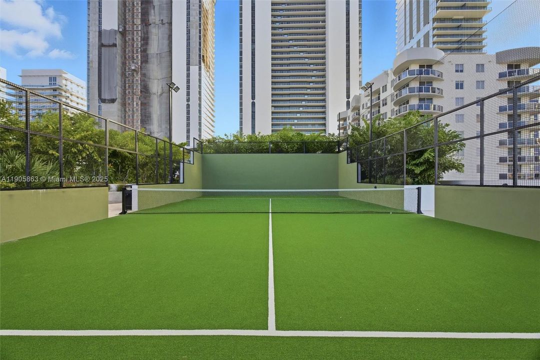 Pickleball court