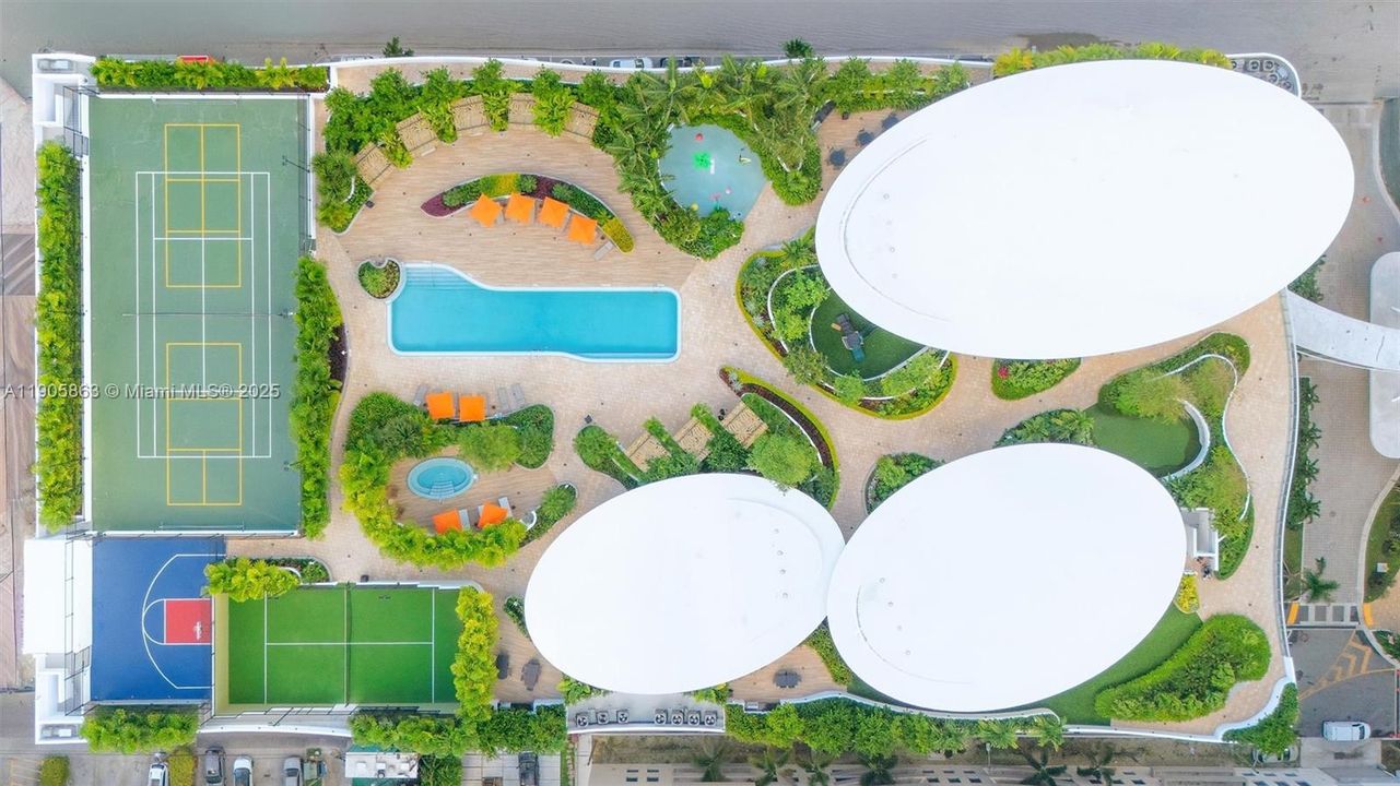 One acre of amenities