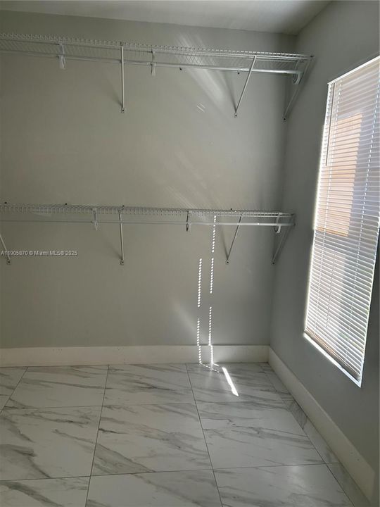 Master bedroom closet
