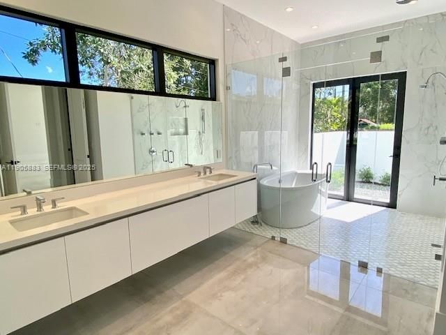 master bedroom double vanity