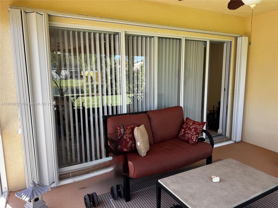 Patio sliding door