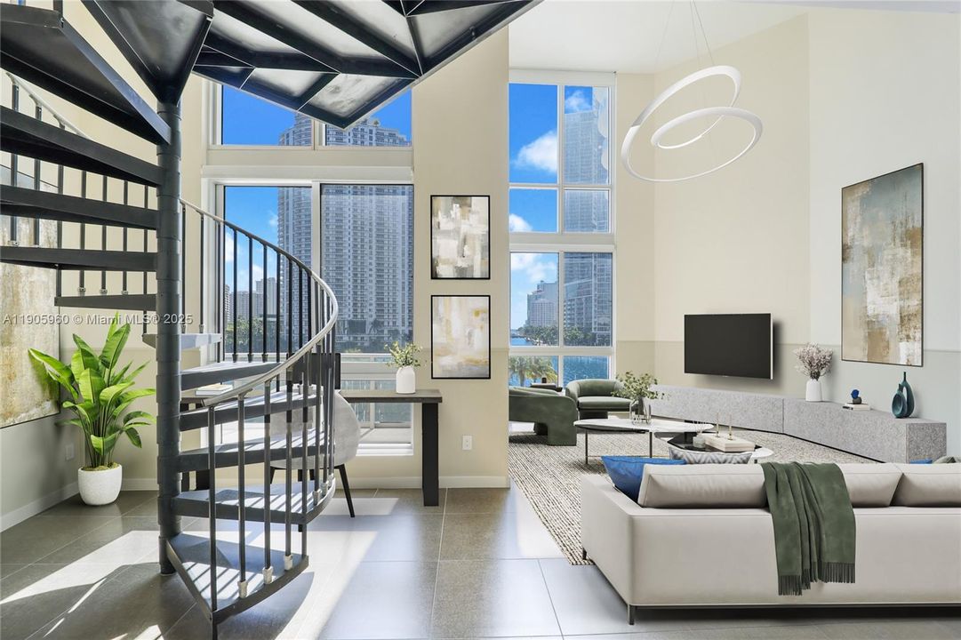 Might this buyout vibe? This photo is virtually staged