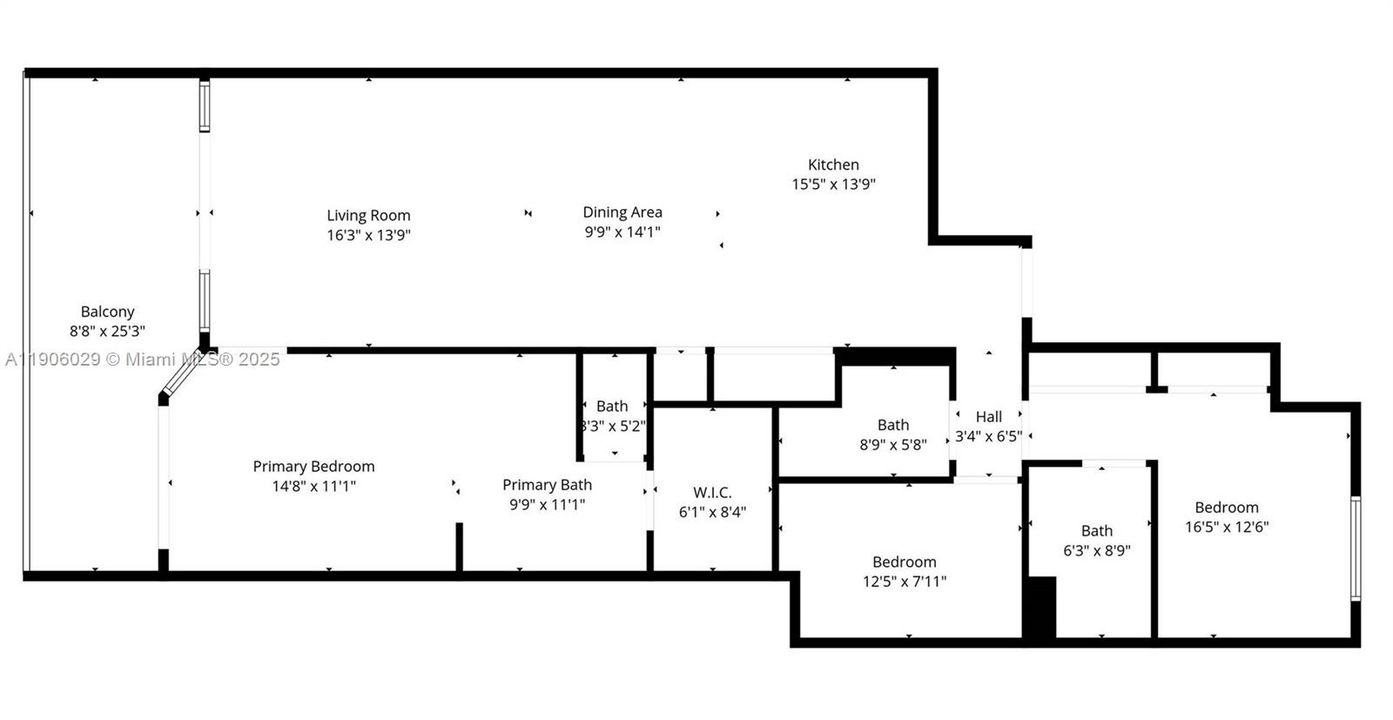 出租: $9,300 (2 贝兹, 3 浴室, 1523 平方英尺)