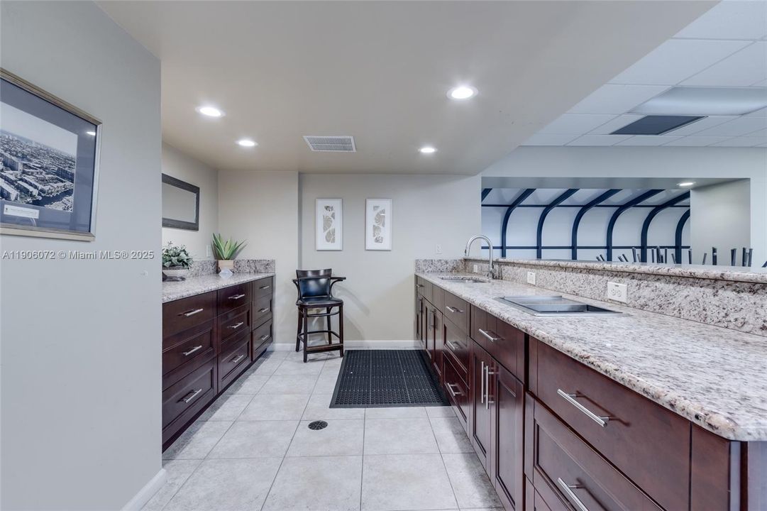 Community room kitchen