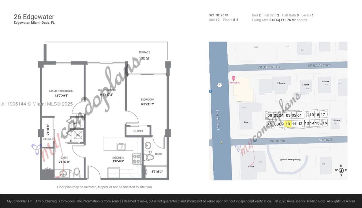 最近租的: $3,200 (2 贝兹, 2 浴室, 815 平方英尺)