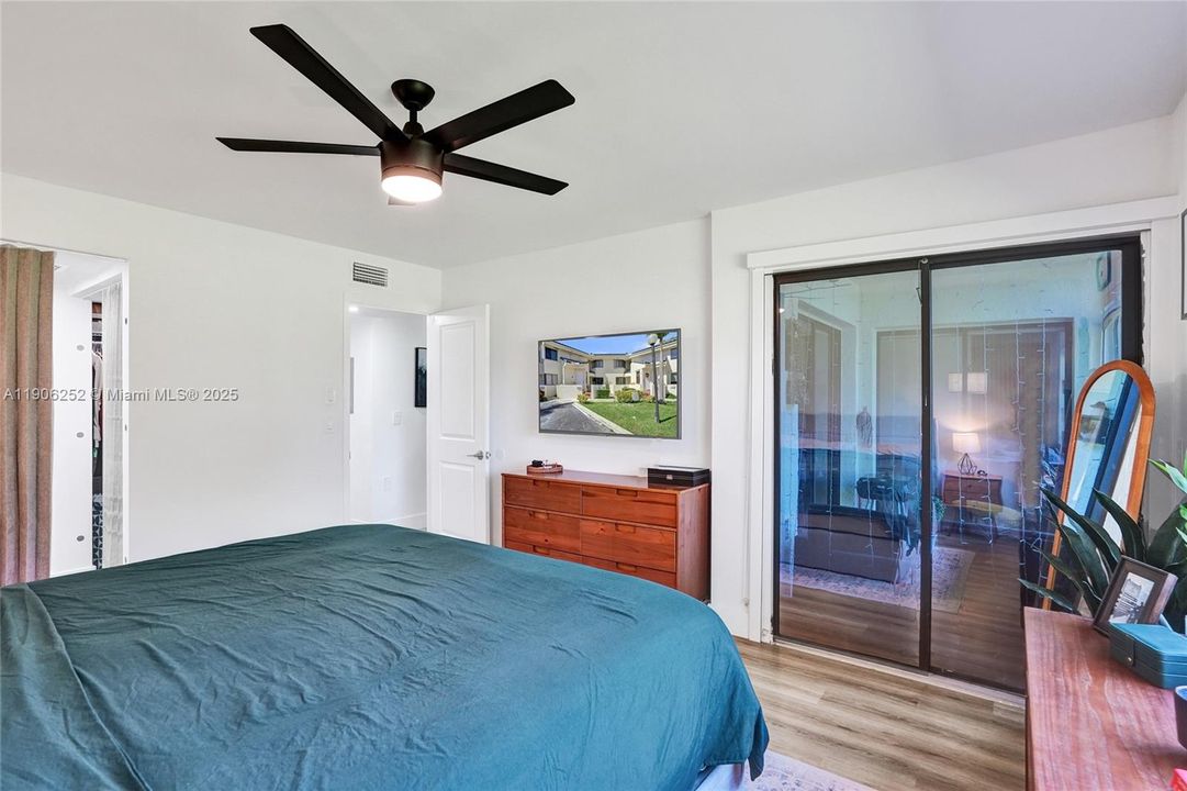 Master Bedroom Overlooking Park