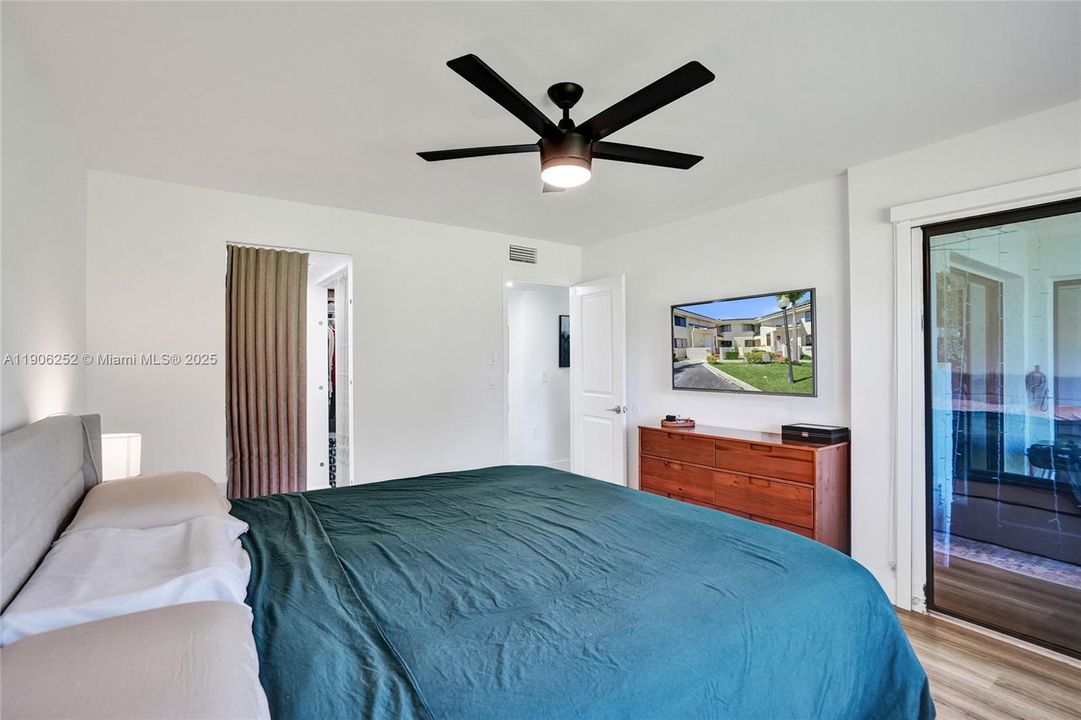 Master Bedroom Overlooking Park