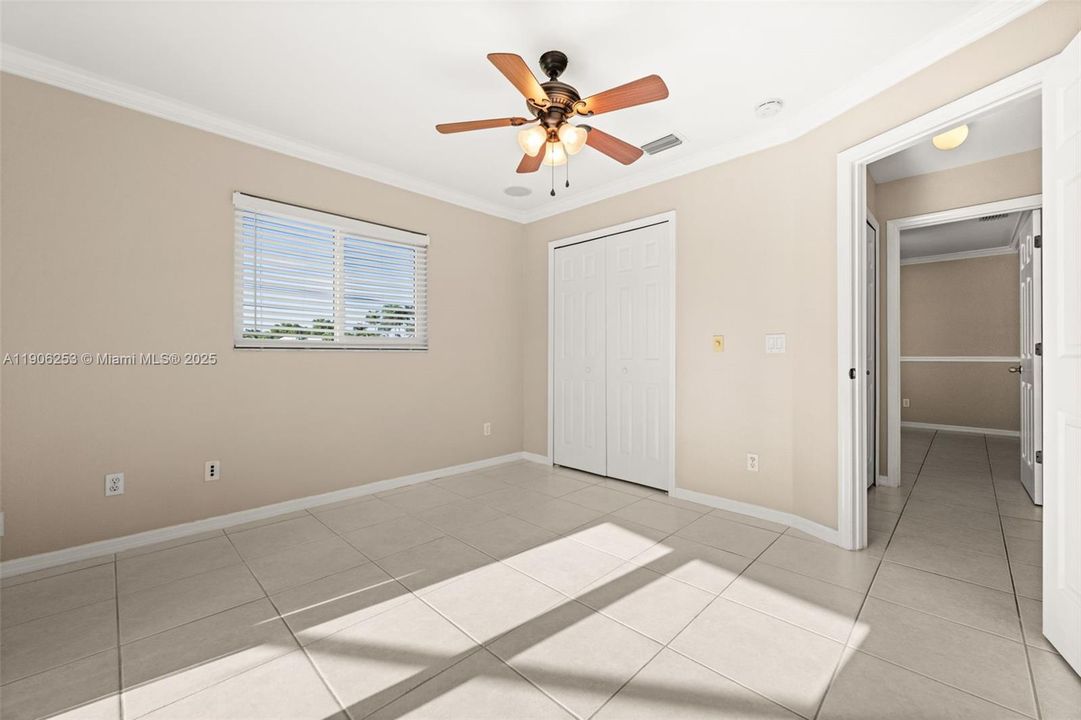 Large closet in bedroom 2