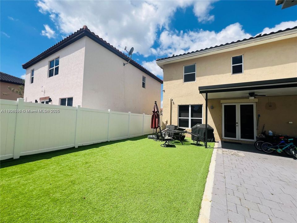 with space for a pool or playground or entertainment