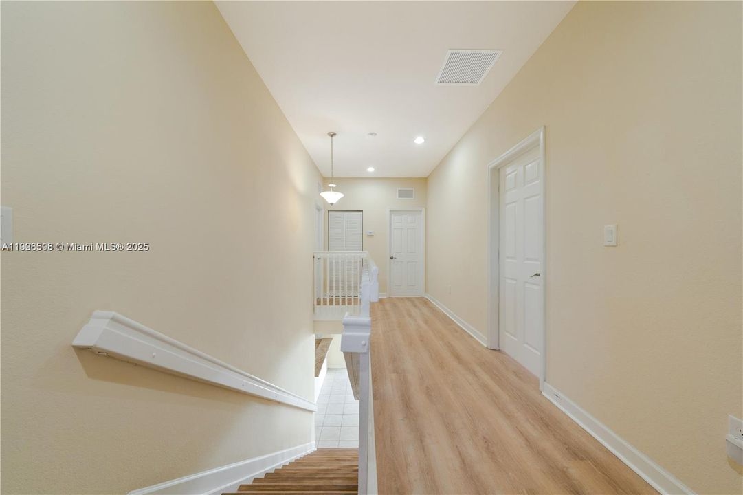 to second and third bedrooms