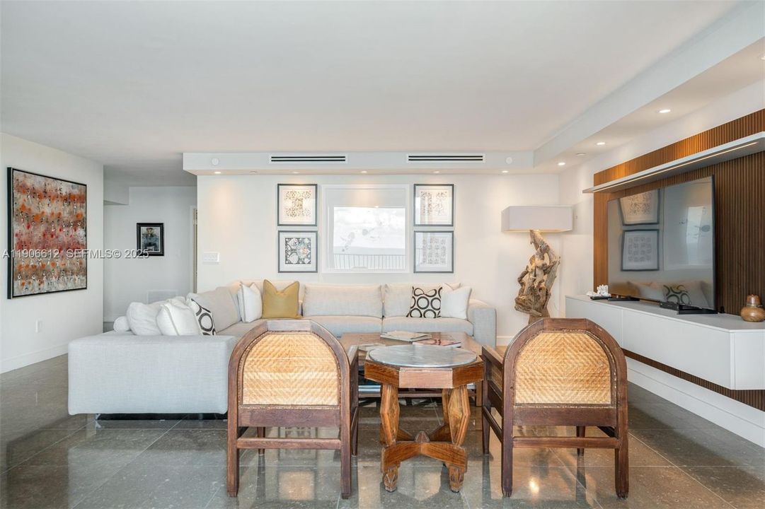 Spacious living room.