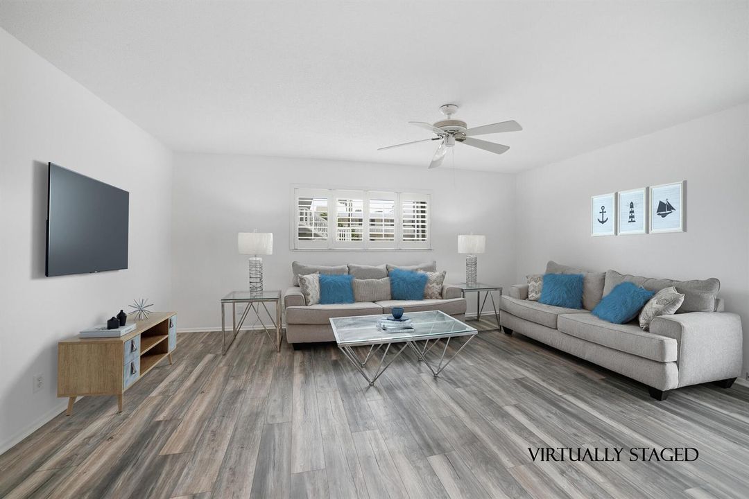 Virtually Staged Living Room