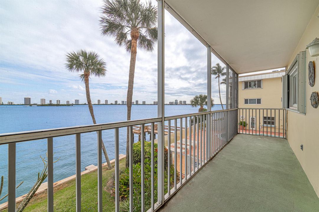 Screened In Balcony off Master SE View