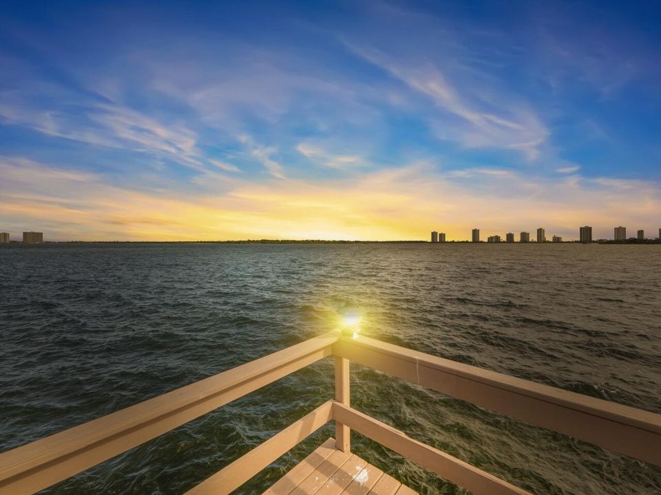 Twilight View of Water & Singer Island