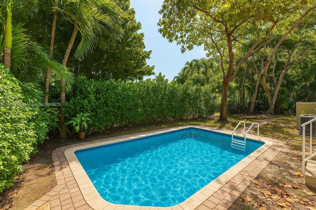 yard has room for a pool