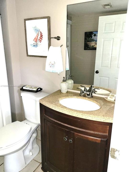 Half Bathroom downstairs