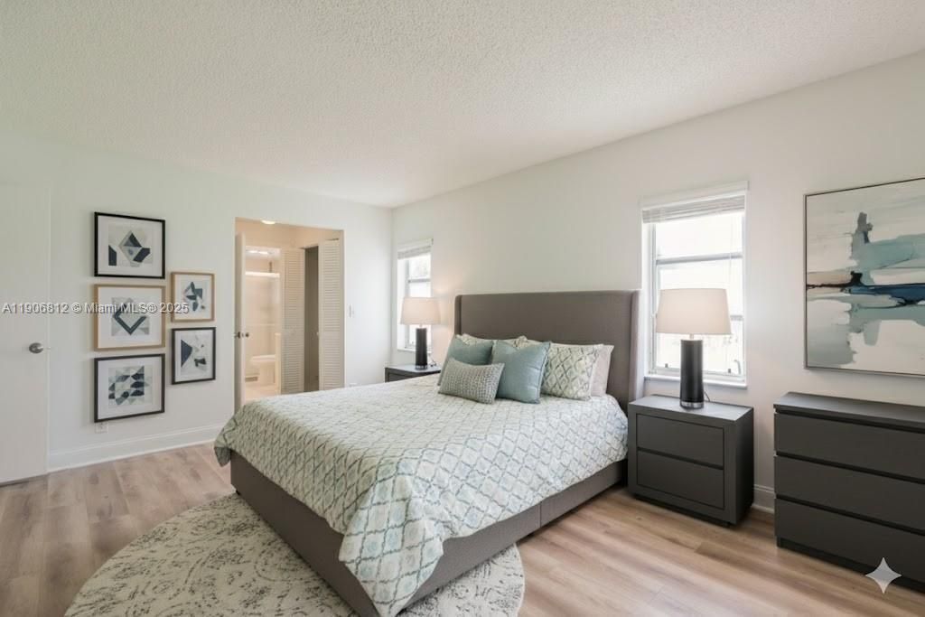 Bedroom has been digitally staged