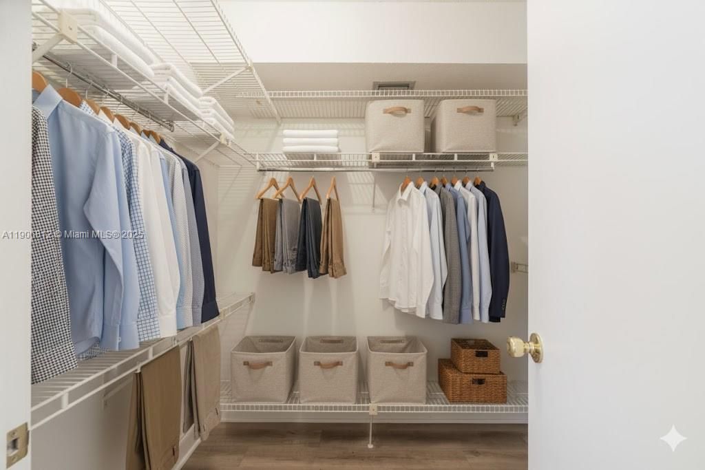 Closet Has Been Digitally Staged