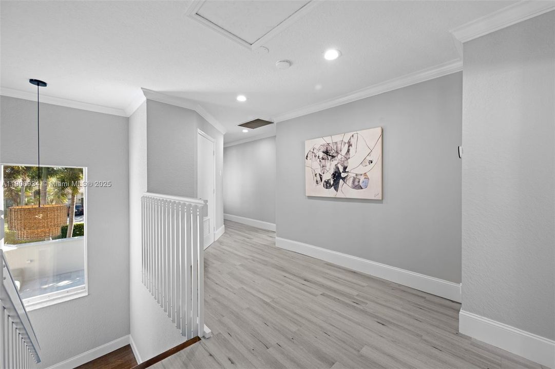 Upstairs hallway/landing