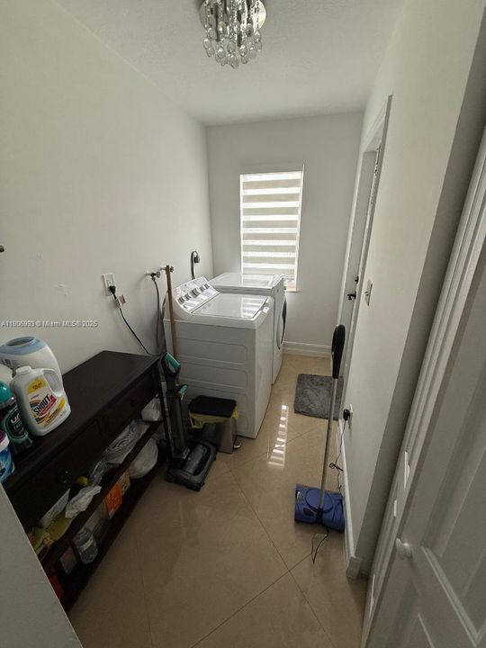 Laundry and utility room area