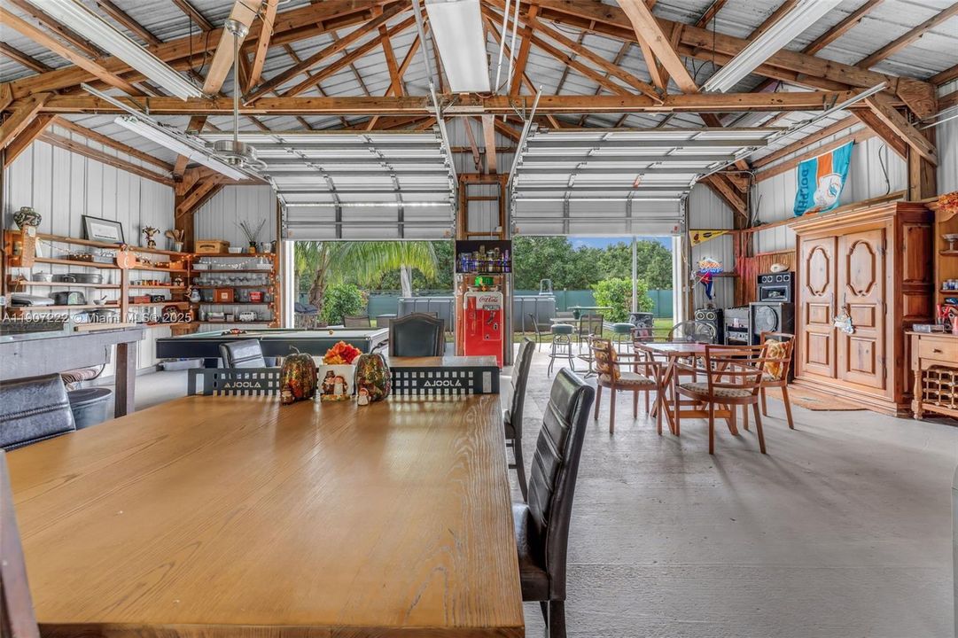 Detached Garage used as living area