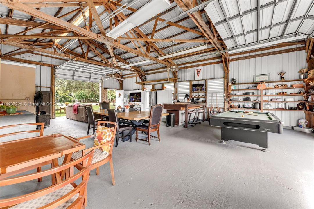 INTERIOR OF Detached Garage used as living area