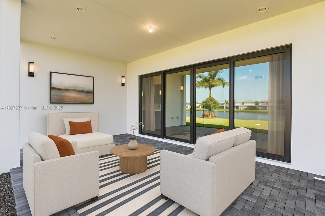 virtual staging patio perspective