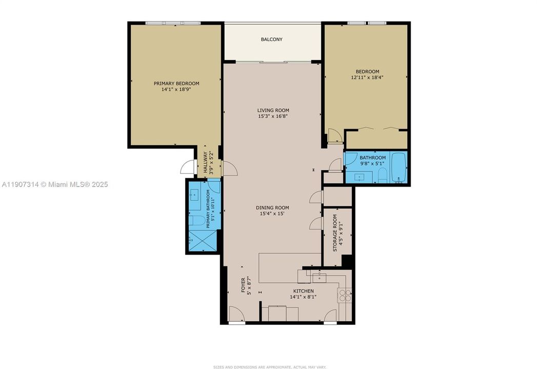 Active With Contract: $635,000 (2 beds, 2 baths, 1490 Square Feet)