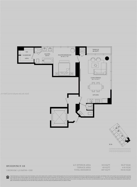 最近租的: $4,400 (1 贝兹, 1 浴室, 706 平方英尺)