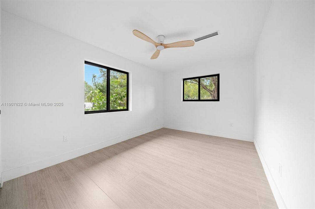 Third Bedroom With double windows.