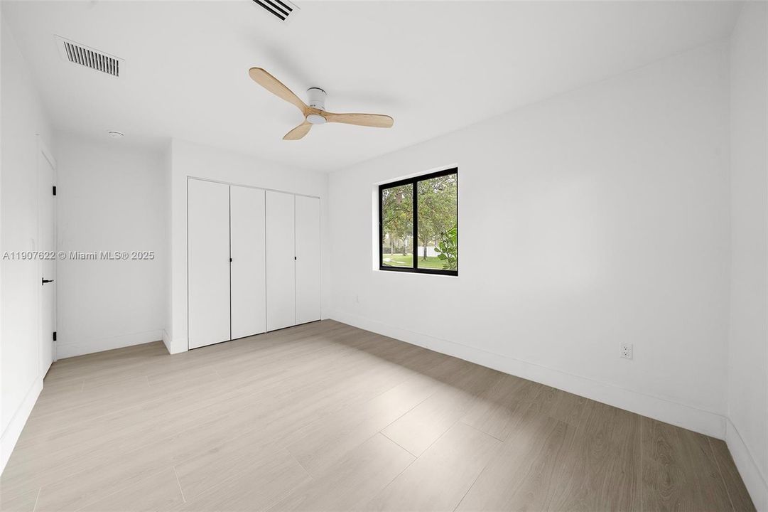 Third Bedroom faces the street.