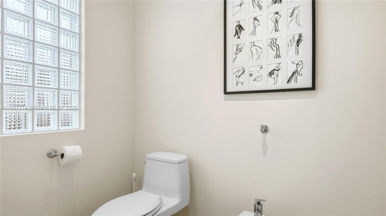 Primary bathroom with water closet