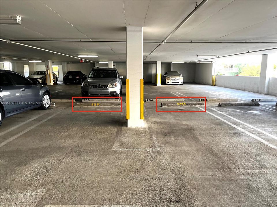 2 assigned spots