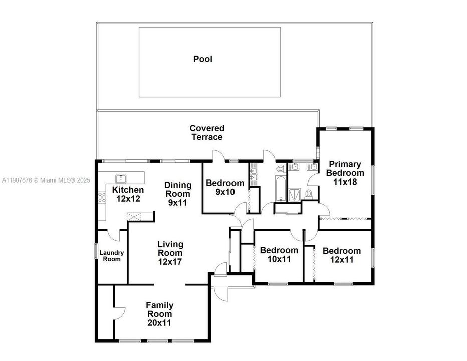 На продажу: $690,000 (4 спален, 2 ванн, 1826 Квадратных фут)