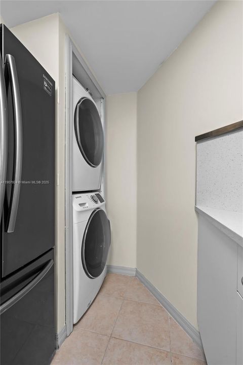 kitchen & laundry area