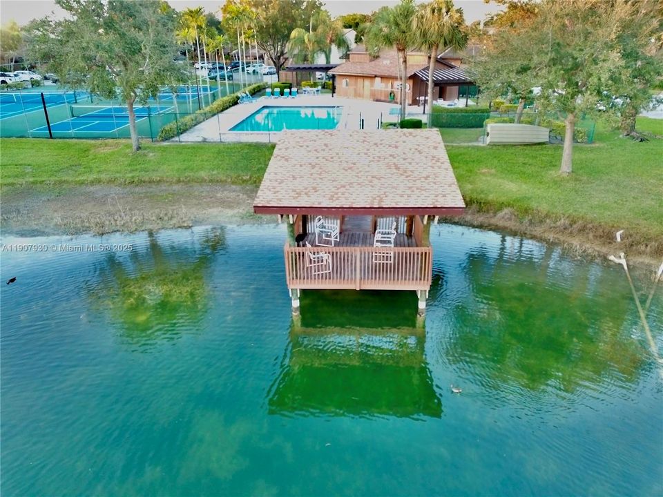 peaceful escape just steps away from your backyard