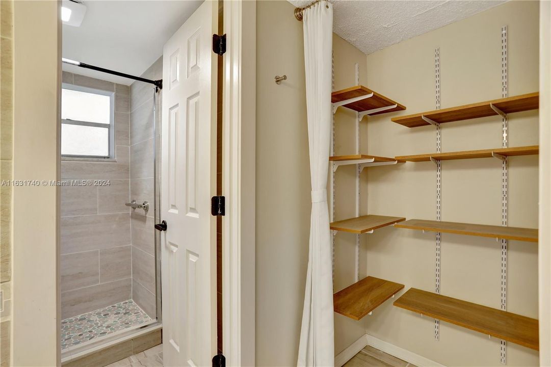 Bathroom and Linen Closet