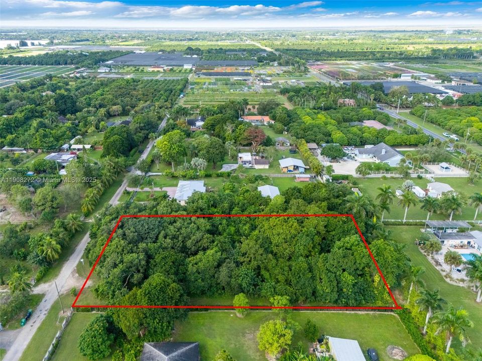 1.13 VACANT LAND LOT IN REDLAND ON A QUIET STREET. SW 197 AVE & SW 234 ST - SIGN ON PROPERTY