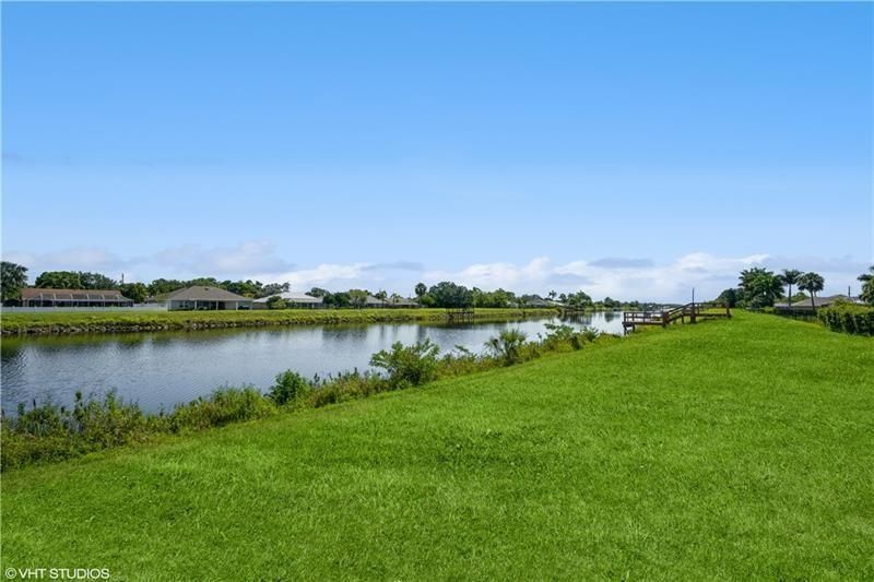 Canal at backyard